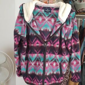 Aztech print jacket